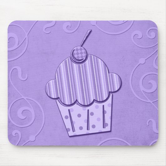 Farbenfrohe Cupcake Art Mousepad (Vorne)