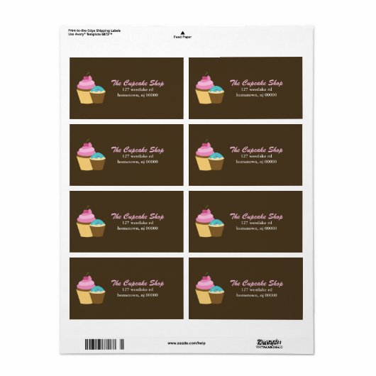 Farbenfrohe Cupcakes (Vorne)