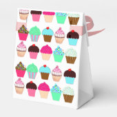 Farbenfrohe Cupcakes - jeder Anlass Geschenkschachtel (Rückseite)