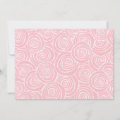 Farbenfrohe Cupcakes | Niedliche Kindermädchen Geb Einladung (Rückseite)