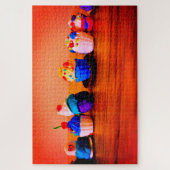 Farbenfrohe Cupcakes Puzzle (Vertikal)