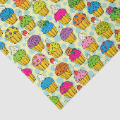Farbenfrohe Cupcakes Seidenpapier (Ausschnitt)