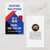 Farbenfrohe Dachterrasse Gebäude Visitenkarte (Vorne/Hinten)