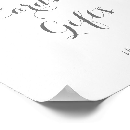 Farbenfrohe Dainty Wilde Blume Karten und Geschenk Poster (Ecke)