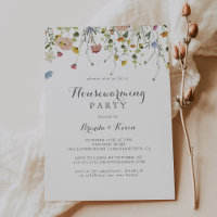 Farbenfrohe Dainty Wilde Blume Party