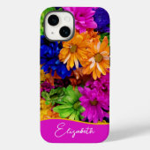 Farbenfrohe Daisies Floral Case-Mate iPhone Hülle (Rückseite)