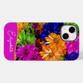 Farbenfrohe Daisies Floral Case-Mate iPhone Hülle (Rückseite (Horizontal))