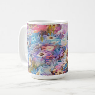 Farbenfrohe Daisy Garden Art Tasse Cup