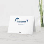 Farbenfrohe Dankeschön-Karte Dankeskarte (Rückseite)