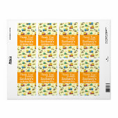 Farbenfrohe Dankeschön, Konstruktionsfahrzeugmuste (Vorne)