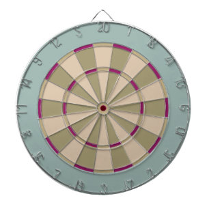 Farbenfrohe Dart Board in verschlungenen Tönen mi Dartscheibe