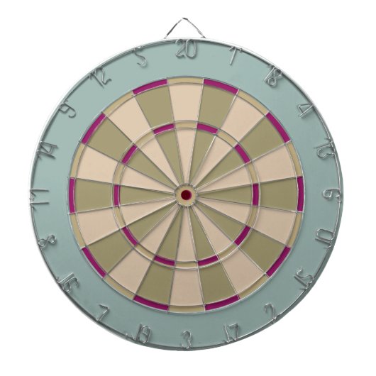 Farbenfrohe Dart Board in verschlungenen Tönen mit Dartscheibe (vorne)