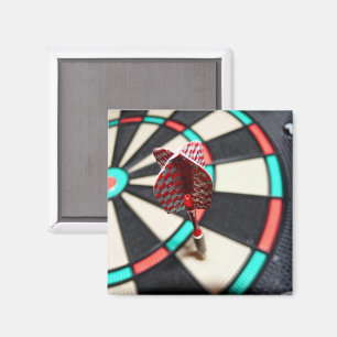 Farbenfrohe Dartboard Magnet
