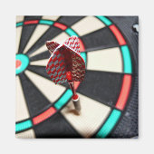 Farbenfrohe Dartboard Magnet (Vorne)
