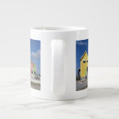 Farbenfrohe Dauphin Island Houses, Alabama Giant C Jumbo-Tasse (Rückseite)