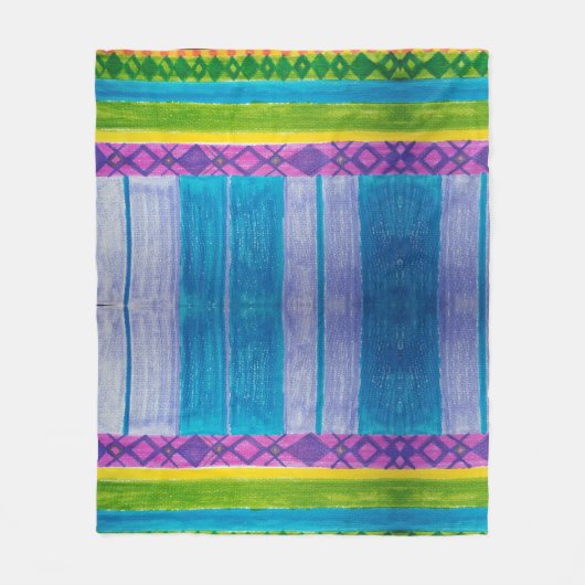 Farbenfrohe Decke (Vorderseite)