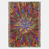 Farbenfrohe Decke (Vorderseite Vertikal)