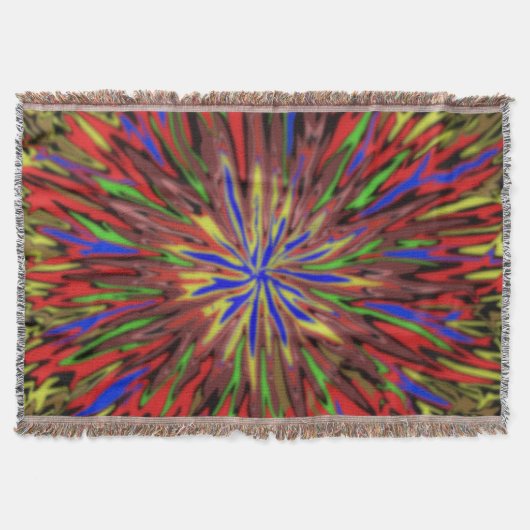 Farbenfrohe Decke (Vorderseite)