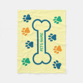 Farbenfrohe Decken für Haustiere (Vorderseite)