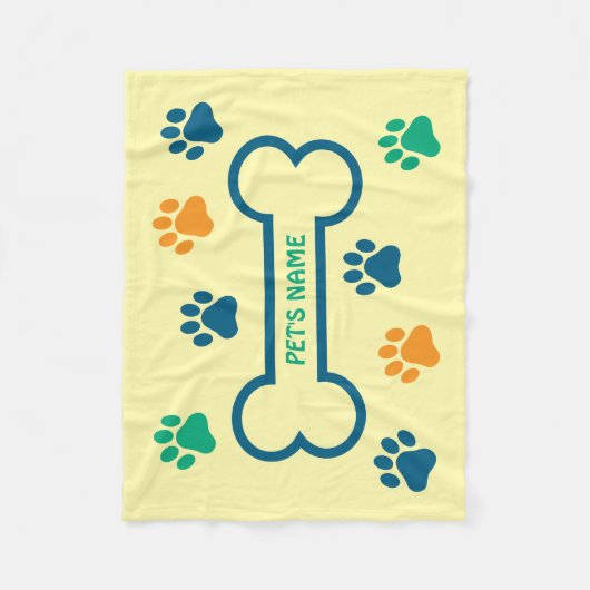 Farbenfrohe Decken für Haustiere (Vorderseite)