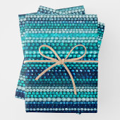 Farbenfrohe Deckenplatten Geschenkpapier Set