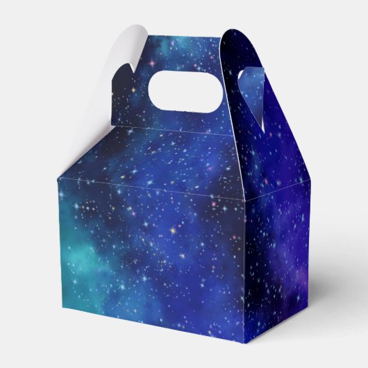 Farbenfrohe Deep Galaxy Geschenkschachtel (Rückseite)