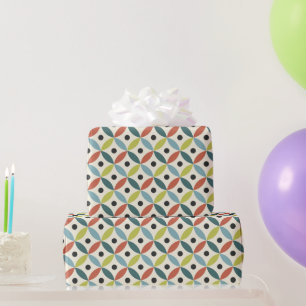 Farbenfrohe Dekoration aus dem Mittelalter Geschenkpapier