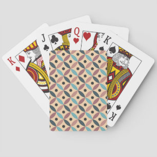 Farbenfrohe Dekoration aus dem Mittelalter Spielkarten