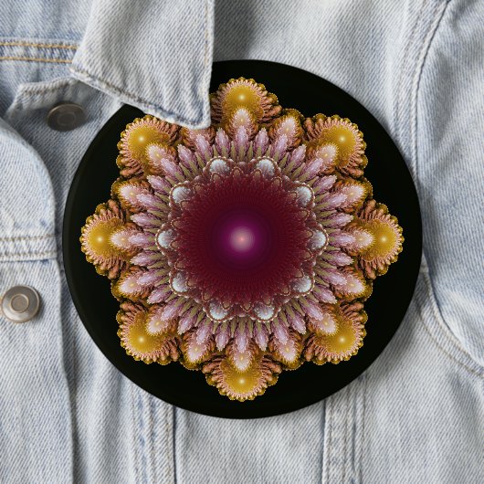 Farbenfrohe Dekoration Button (Beispiel)