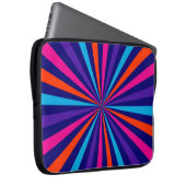 Farbenfrohe Dekoration der Sonnenschutzbügel Laptopschutzhülle (Vorne Rechts)