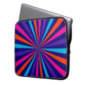 Farbenfrohe Dekoration der Sonnenschutzbügel Laptopschutzhülle (Vorderseite Links)