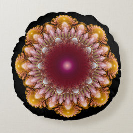 Farbenfrohe Dekoration Rundes Kissen