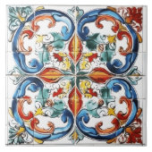 Farbenfrohe Dekorationsfliesen mit aufwändigen Mus Fliese (Vorderseite)