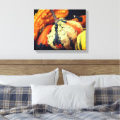 Farbenfrohe Dekorationsgegenstände Naher Aufstieg Leinwanddruck (Insitu (Schlafzimmer))