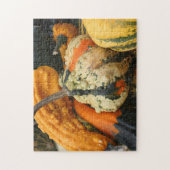 Farbenfrohe Dekorationsgegenstände Naher Aufstieg Puzzle (Vertikal)