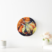 Farbenfrohe Dekorationsgegenstände Personalisiert Runde Wanduhr (Zuhause)