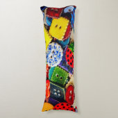 Farbenfrohe Dekorationstasten Seitenschläferkissen (Vorderseite Vertikal)