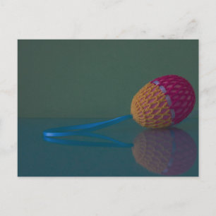 Farbenfrohe dekorative Ostereier Crochet, Niedlich Feiertagspostkarte