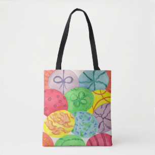 Farbenfrohe dekorative Ostereier Tragetaschen Tasche