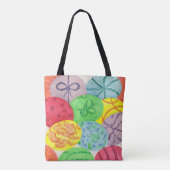 Farbenfrohe dekorative Ostereier Tragetaschen Tasche (Rückseite)
