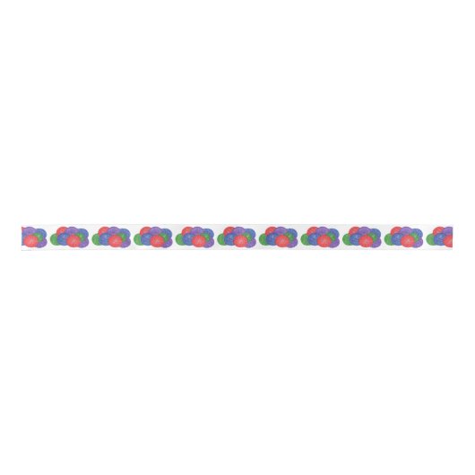 Farbenfrohe dekorative Weihnachtsbälle Band Satinband (Vorderseite)
