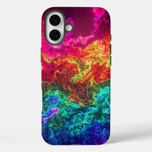 Farbenfrohe Design Phone Case (Rückseite)