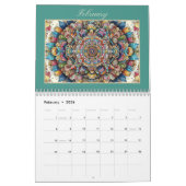 Farbenfrohe Designs Abstrakt Art Kalender (Feb 2026)