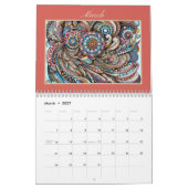 Farbenfrohe Designs Abstrakt Art Kalender (Mär 2027)