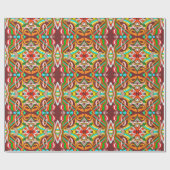 Farbenfrohe Designs Geschenkpapier (Flach)