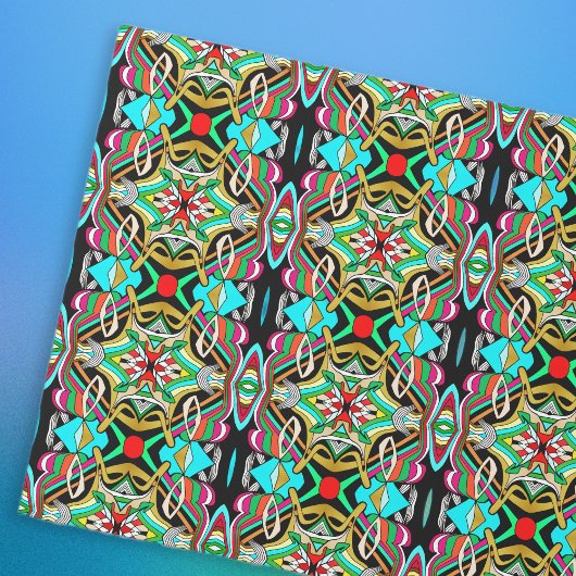 Farbenfrohe Designs Geschenkpapier