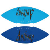 Farbenfrohe, designte Anthony Name, Fußball Football (Paneele)