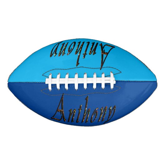 Farbenfrohe, designte Anthony Name, Fußball Football (Vorderseite)
