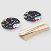 Farbenfrohe Dia de los Muertos | Handfächer (Non-assembled)