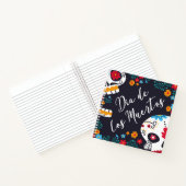 Farbenfrohe Dia de los Muertos | Notizbuch (Innenseite)